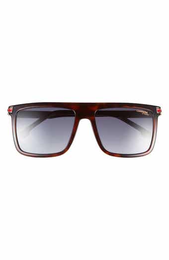 Carrera Eyewear 58mm Flat Top Rectangular Sunglasses