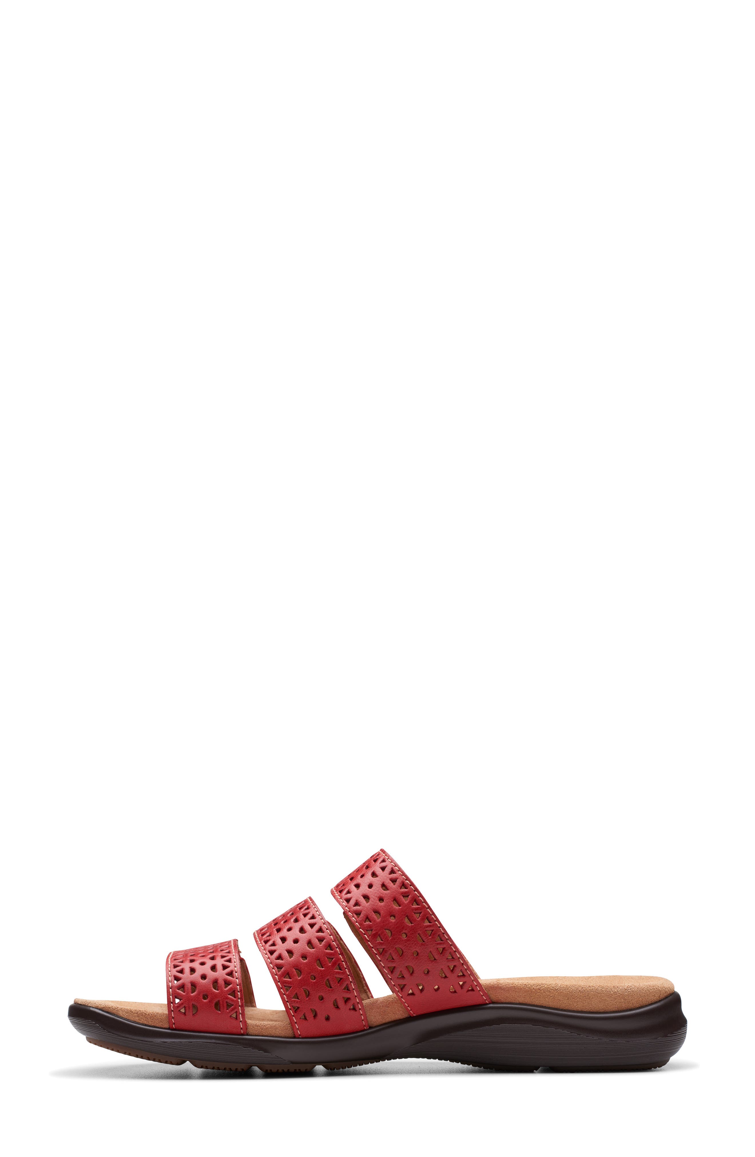 Kitly Walk Slide Sandal, Alternate, color, CHERRY LEATHER