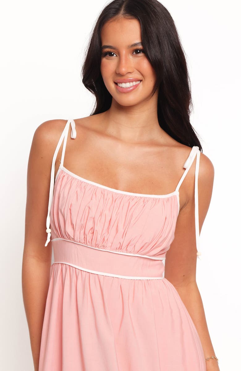 Petal & Pup Tie Strap Maxi Dress, Alternate, color, Pink