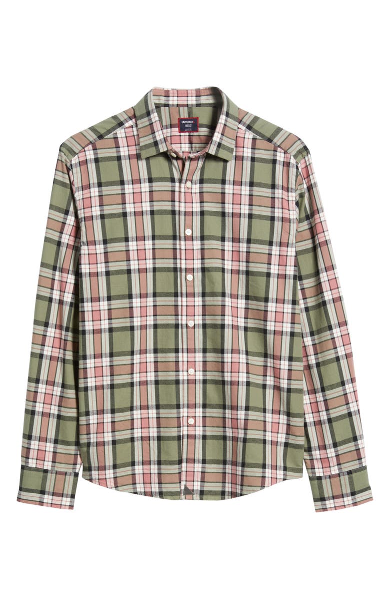 UNTUCKit Larsen Regular Fit Cotton Flannel Button-Up Shirt, Alternate, color, 