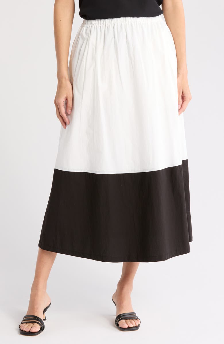 MELLODAY Poplin Skirt, Main, color,