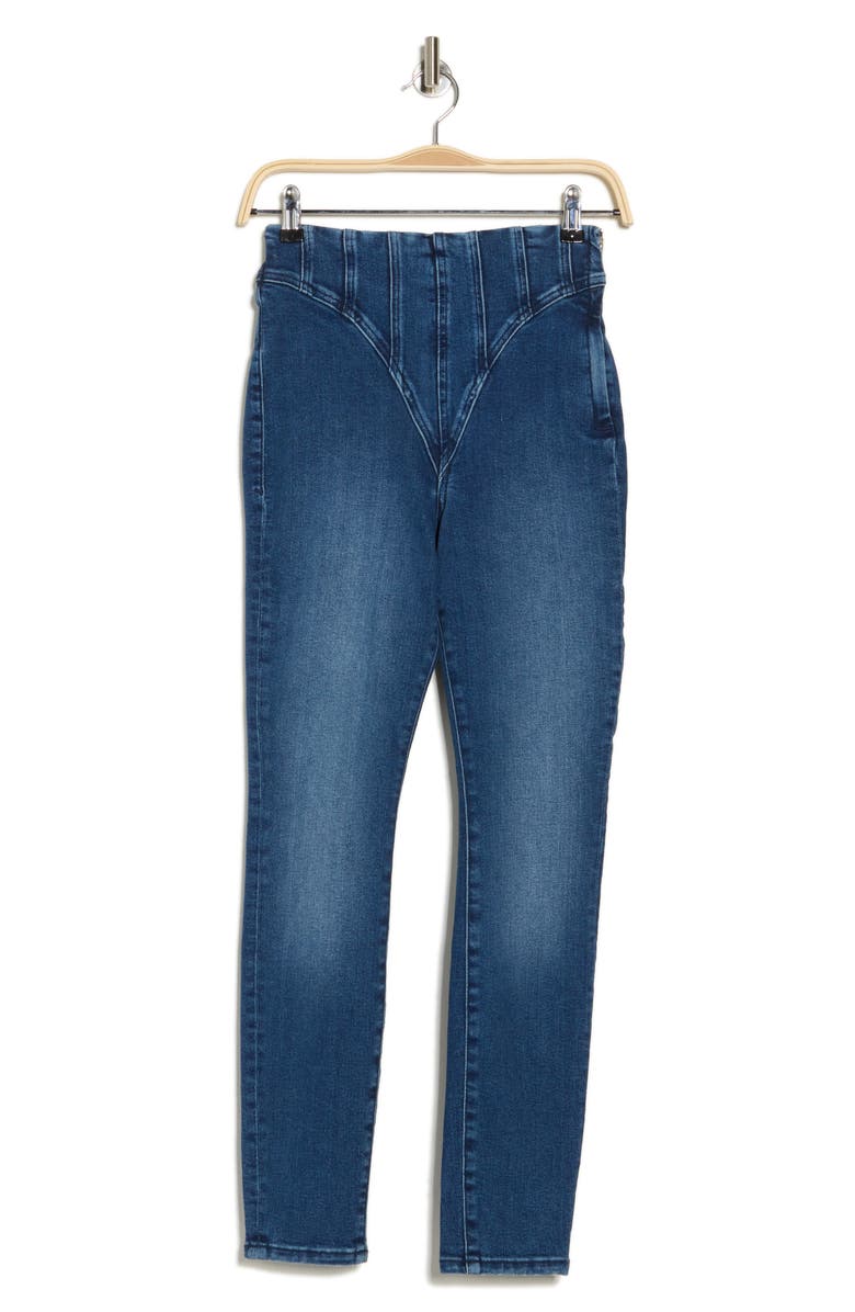 Good American Good Legs Skinny Jeans, Alternate, color, Indigo143