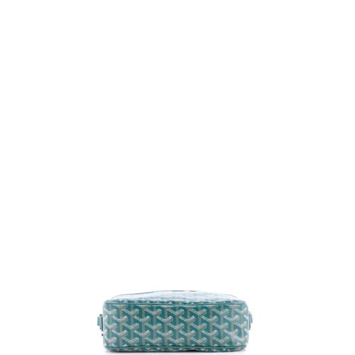Pre-owned Goyard Goyard Cap Vert Bag Coated Canvas In Green