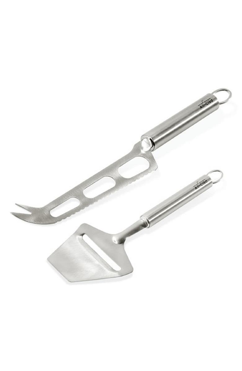 All-Clad 2-Piece Cheese Tools, Main, color, Stainless