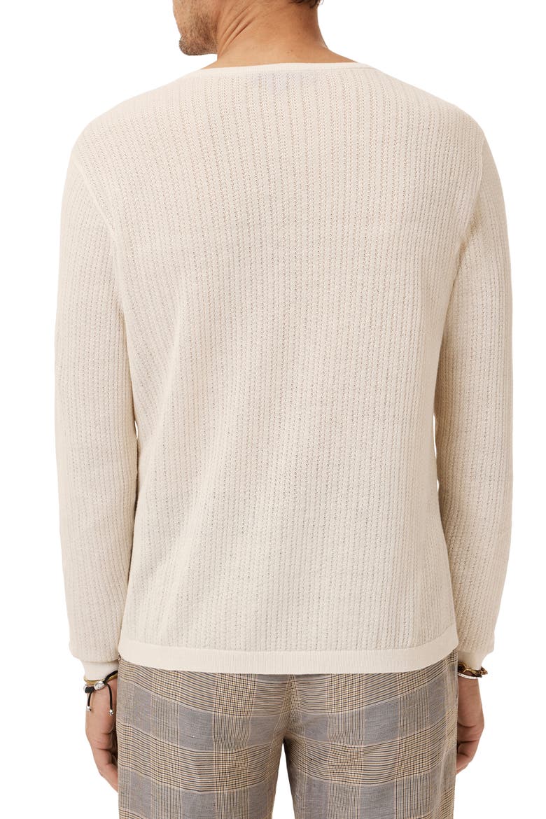 Esperia Textured Sweater, Alternate, color, EGG SHELL