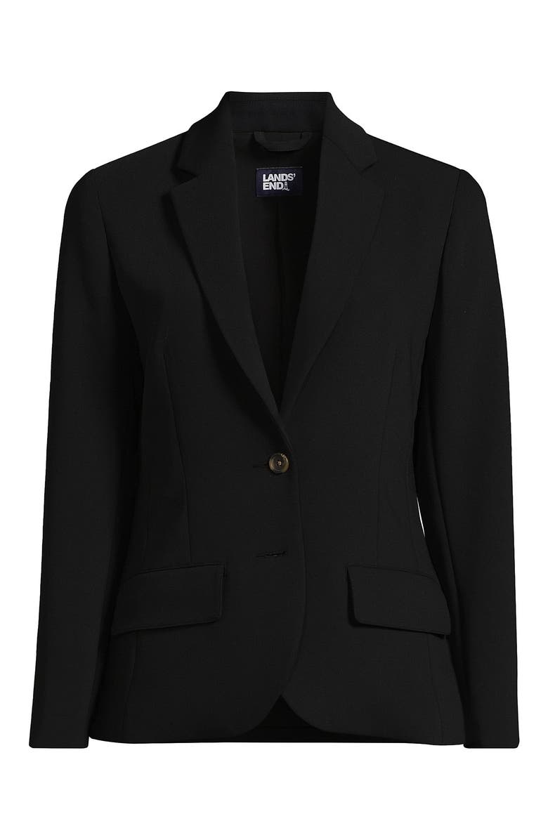 Lands' End Crepe Blazer, Alternate, color, 