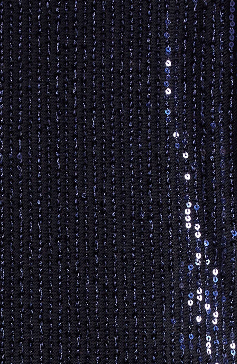 Ava & Yelly Kids' Sequin Flutter Sleeve Skater Dress, Alternate, color, 