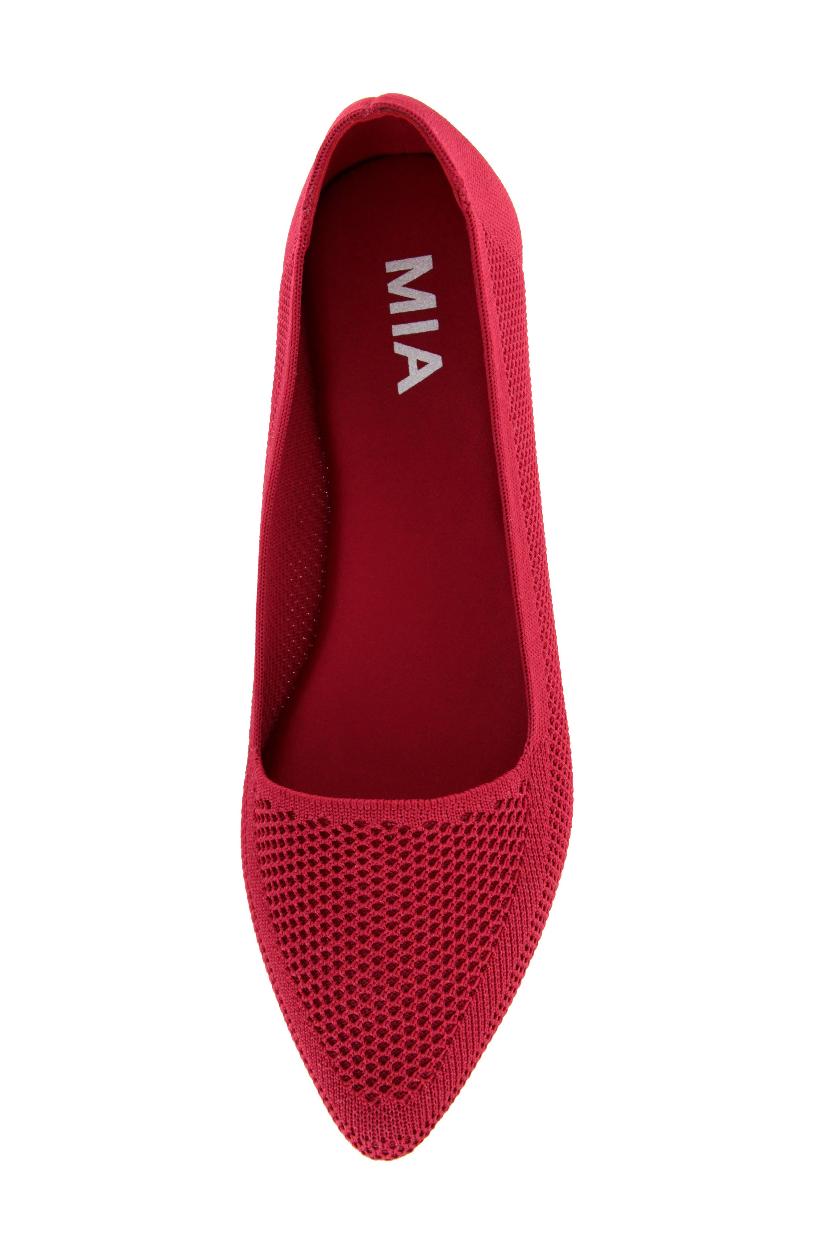 Corrine Knit Flat, Alternate, color, RED FLY KN