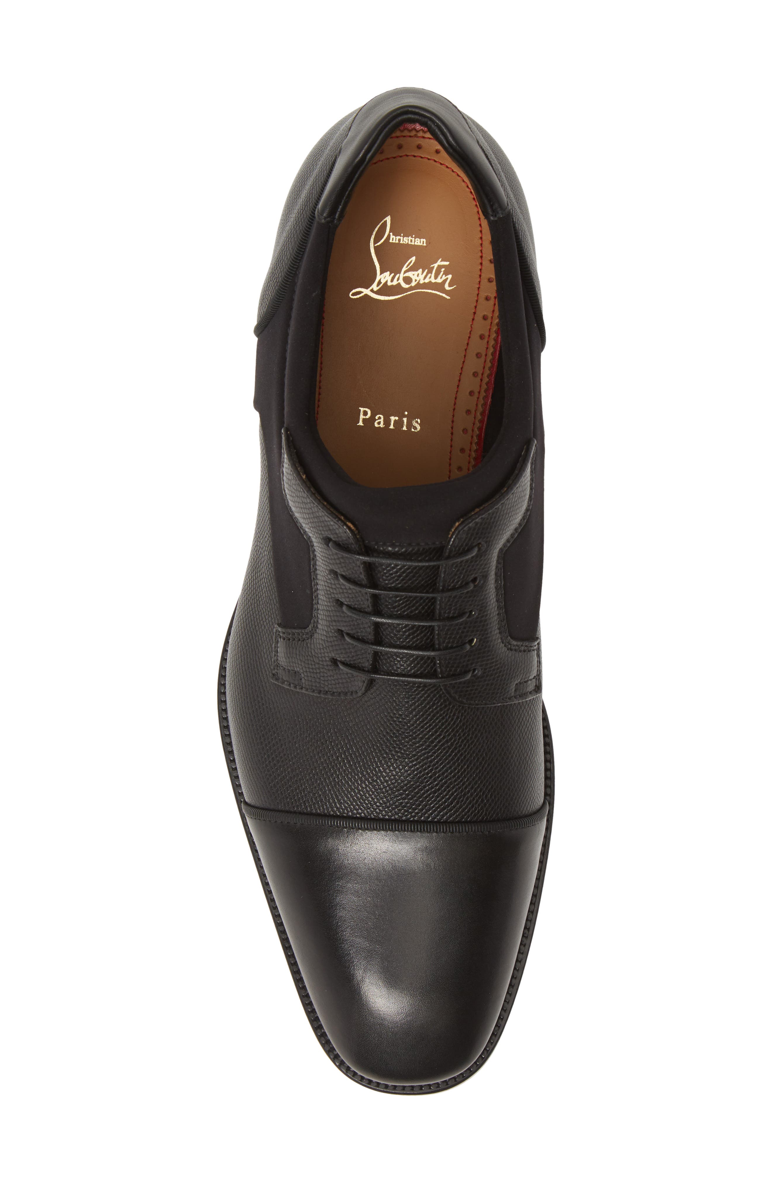 Christian Louboutin Mika Sky Lug Cap Toe Derby, Alternate, color, 