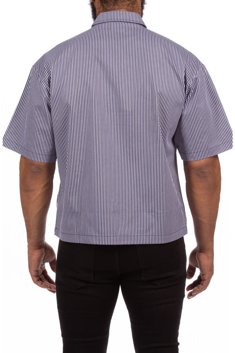They Were Cones Button-Up Shirt, Alternate, color, ECLIPSE