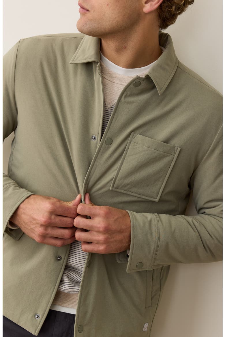 Insulated Water Resistant Travel Jacket, Alternate, color, VETIVER