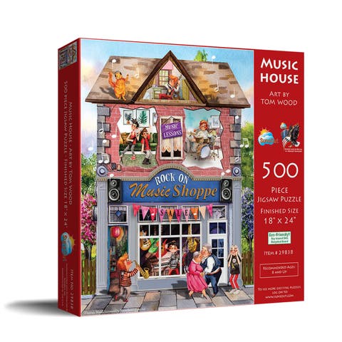 Music House 500 piece Jigsaw Puzzle for Adults