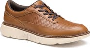 Johnston & Murphy <p>Hayden Stretch U-Throat Leather Oxford (Men) </p>