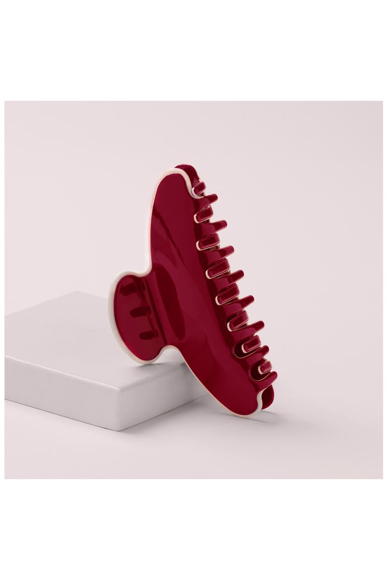 Couture Jaw Clip, Alternate, color, RED