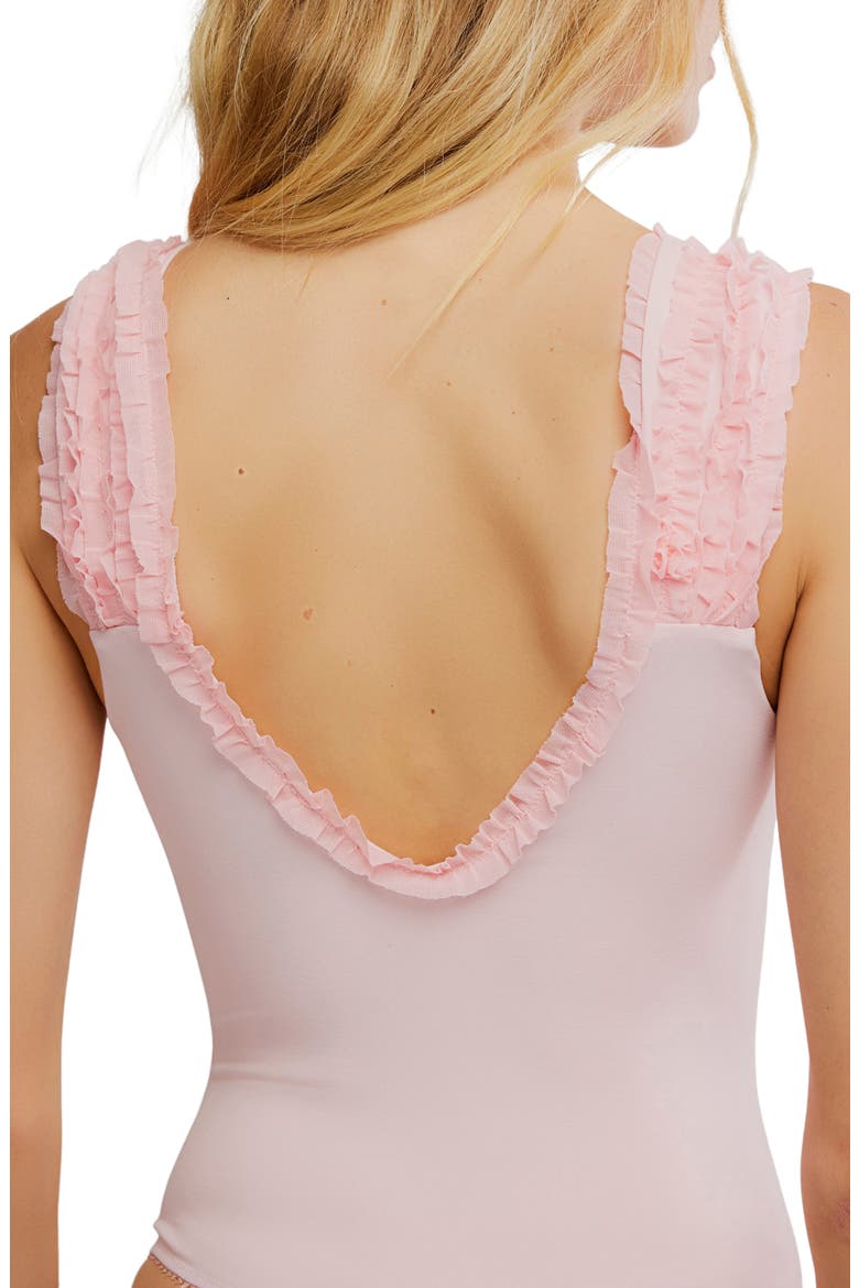 Intimately FP Party Favor Bodysuit, Alternate, color, PINK RIBBONS