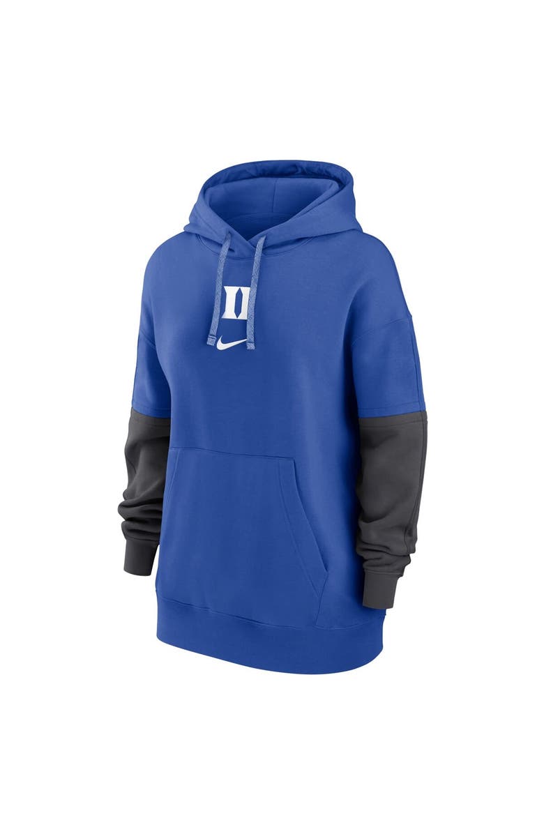 Nike Women's Nike Royal Duke Blue Devils 2024 Sideline Essential Pullover Hoodie, Alternate, color, Royal