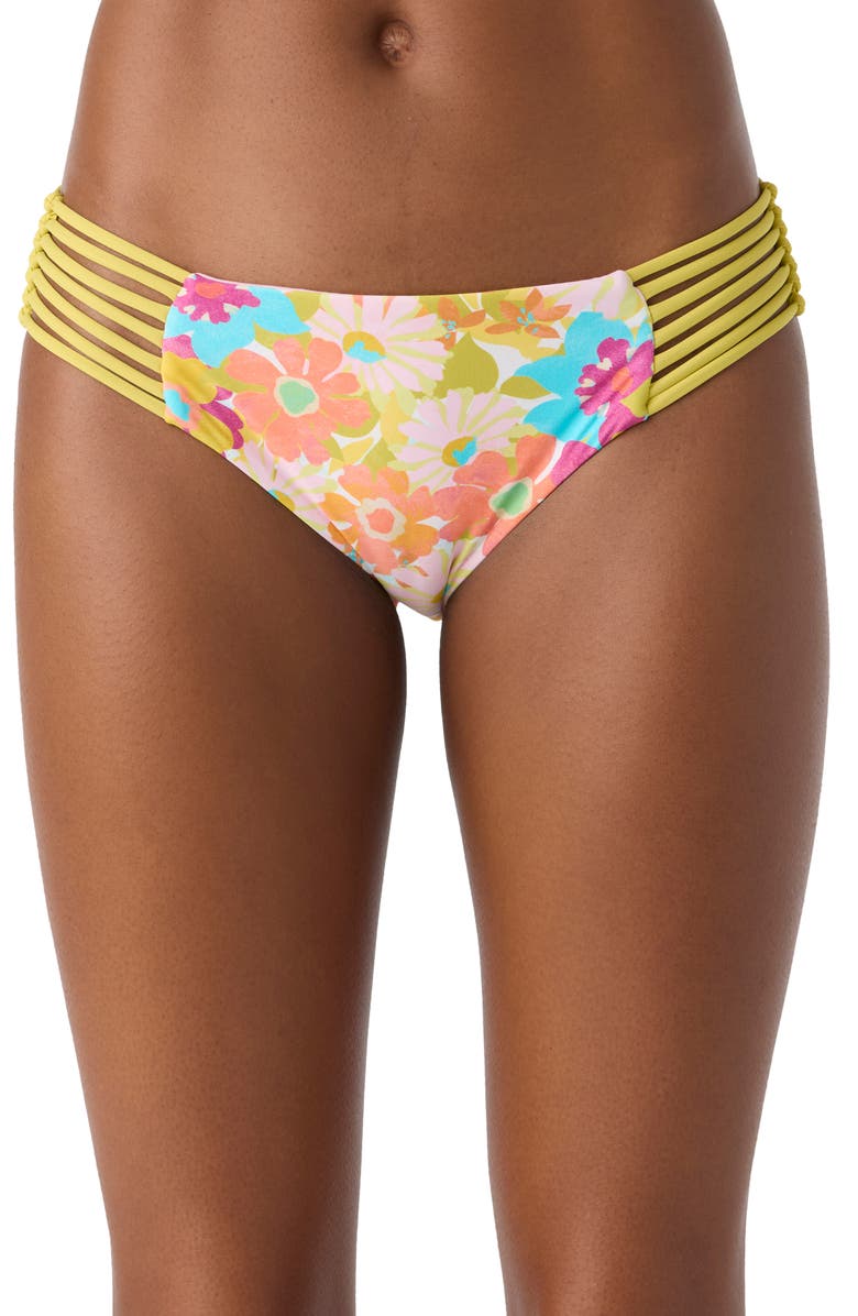 O'Neill Brasilia Cocolito Floral Bikini Bottoms, Main, color, 