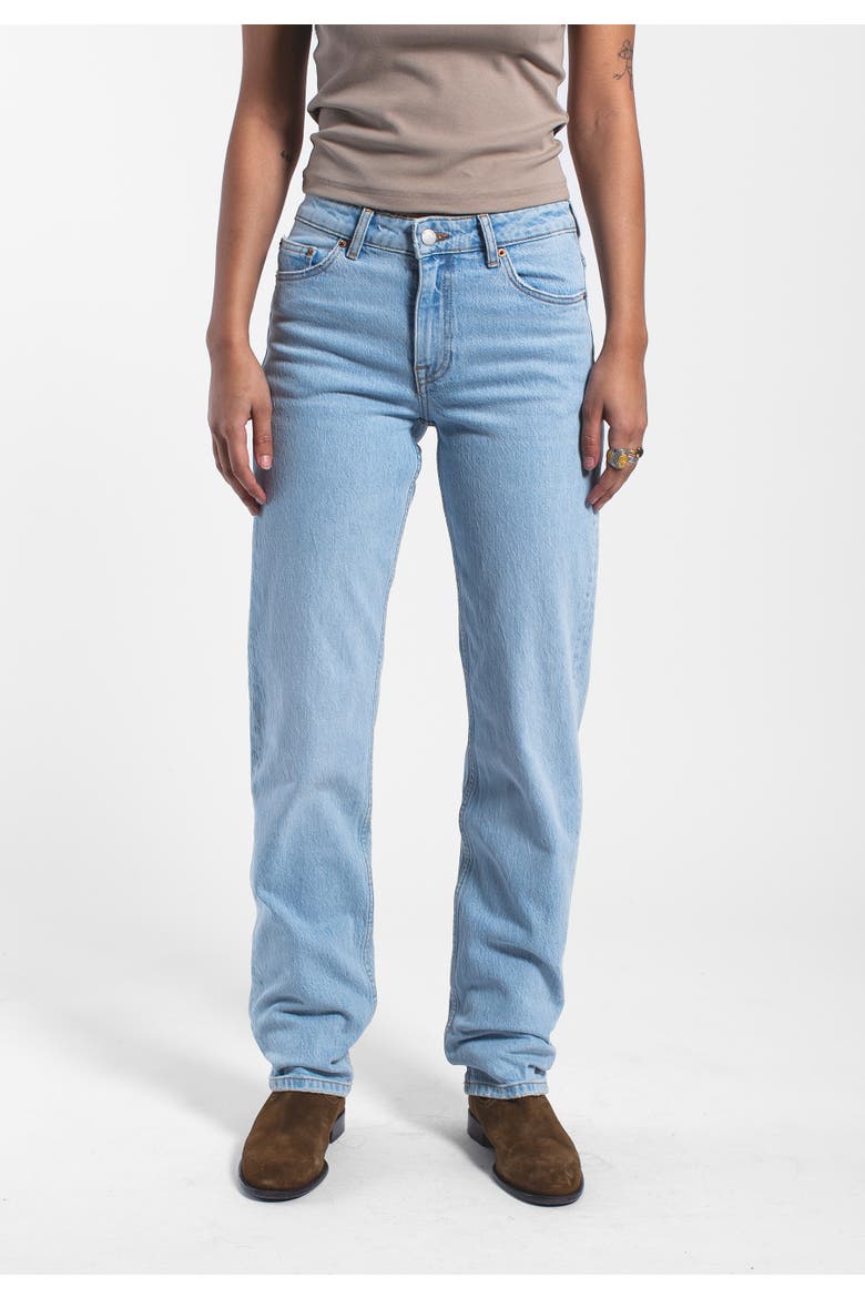 Arch Mid Straight Jeans, Alternate, color, Bay Light Used
