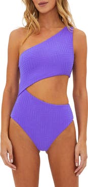 Beach Riot Celine Cutout One-Shoulder One-Piece Swimsuit