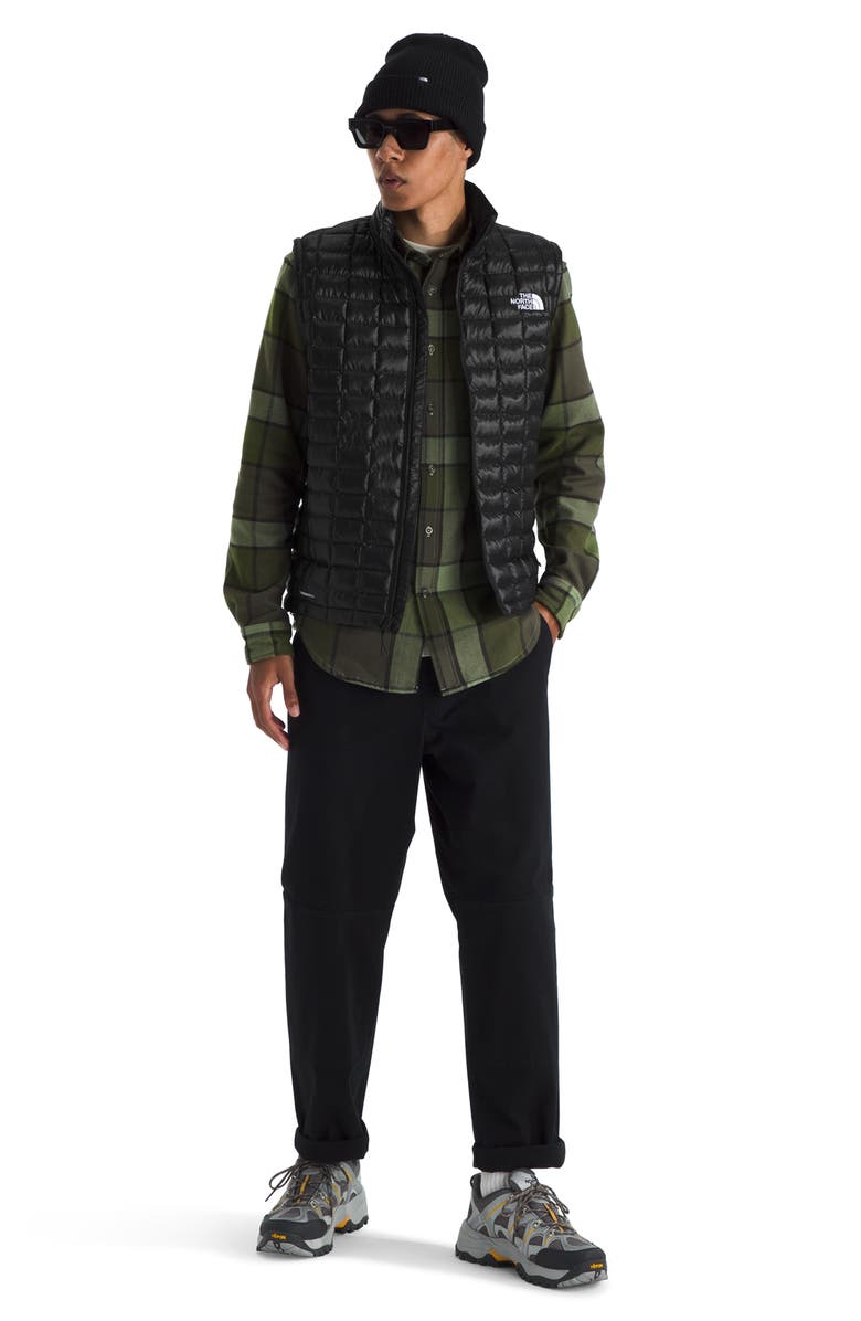 The North Face Thermoball Windproof Water Repellent Packable Quilted Vest, Alternate, color, Tnf Black