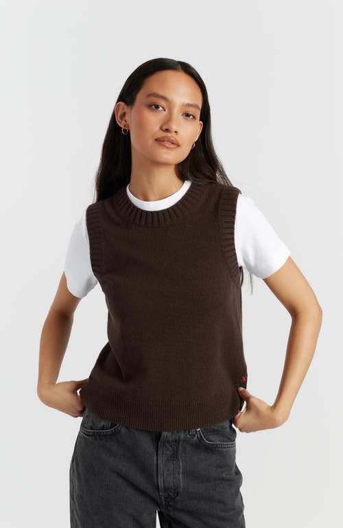 Chinti & Parker Wool Cashmere Tank In Brown