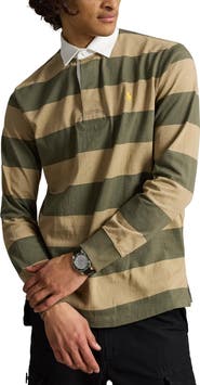 Polo Ralph Lauren Stripe Long Sleeve Rugby Shirt