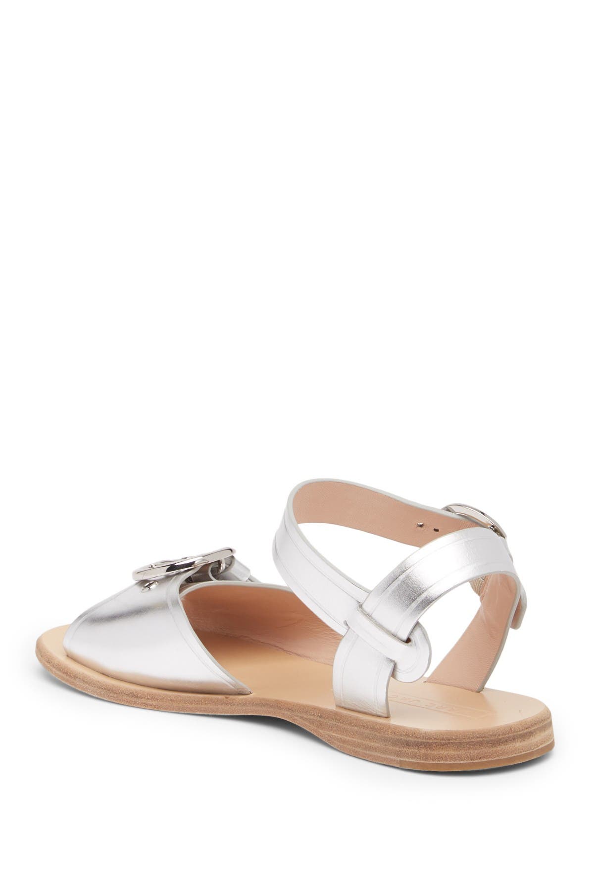 Marc Jacobs Horizon Flat Leather Sandal, Alternate, color, 