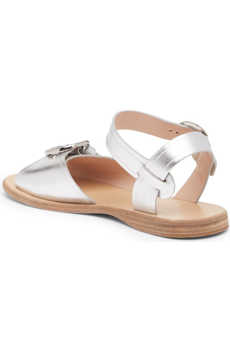 Marc Jacobs Horizon Flat Leather Sandal, Alternate, color,