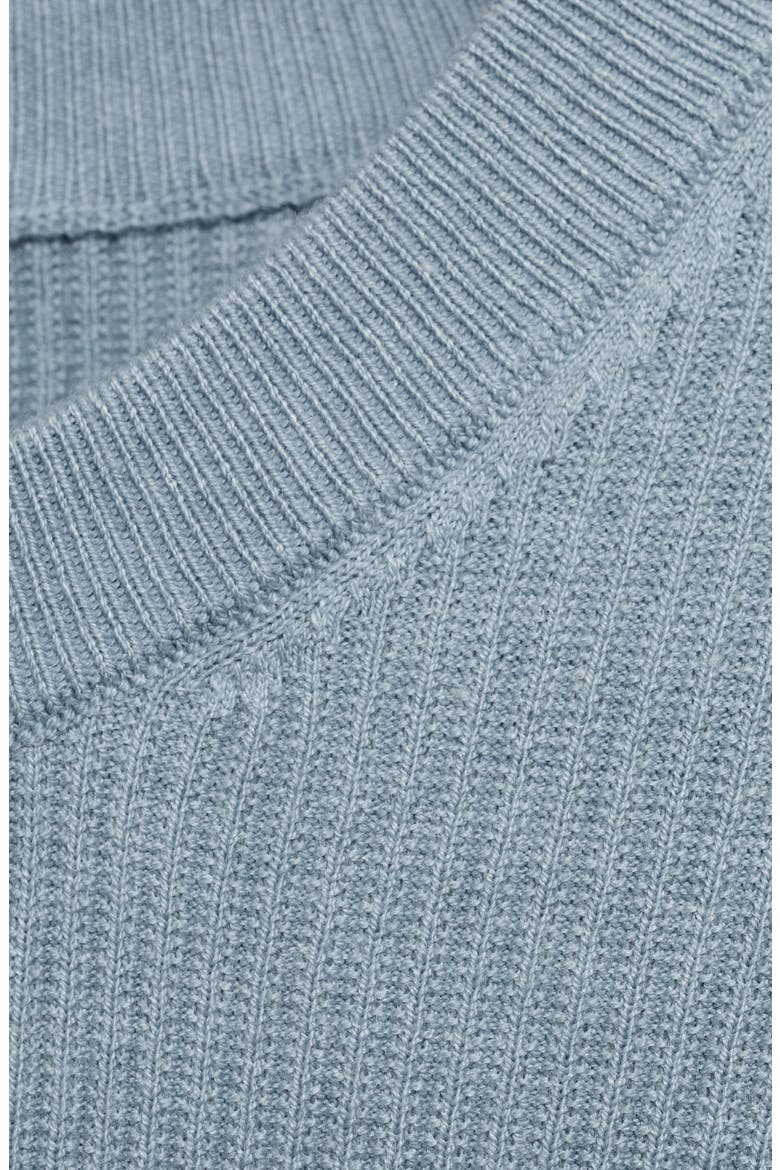 Rib Sweater, Alternate, color, SKY BLUE