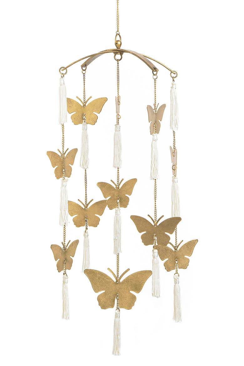 Tassel Butterfly Ceiling Hanging Décor, Main, color, COPPER