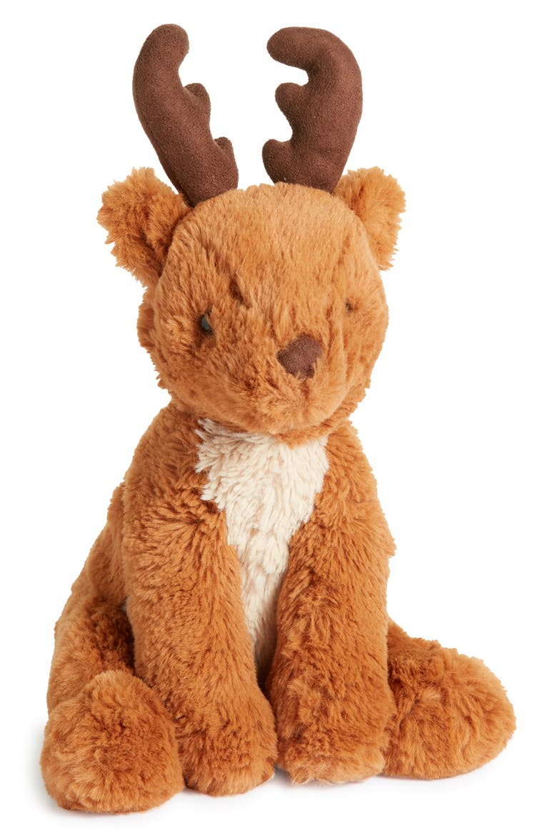 Small Remi Reindeer Stuffed Animal, Main, color, BROWN