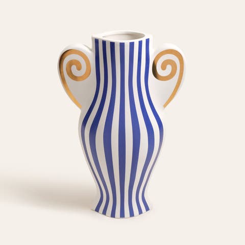 Longhu Ceramic Vase 14 In