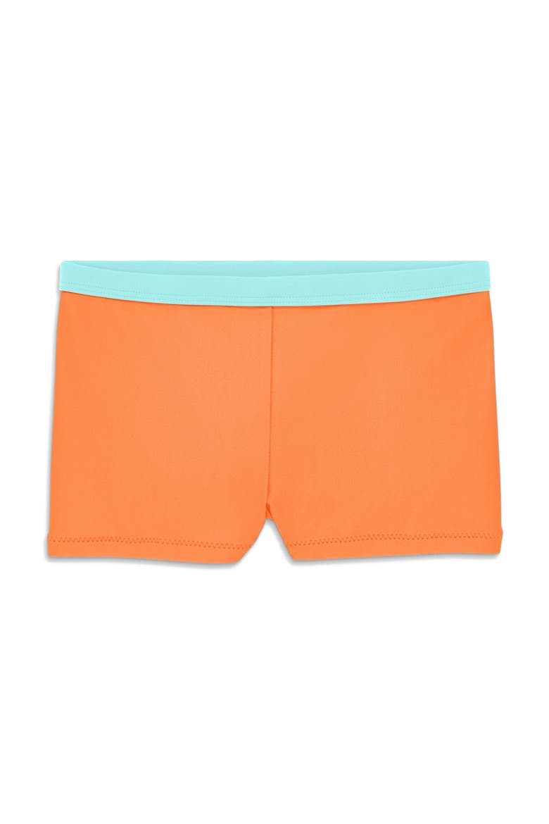 Kids Swim Shortie In Slid, Main, color, Cantaloupe