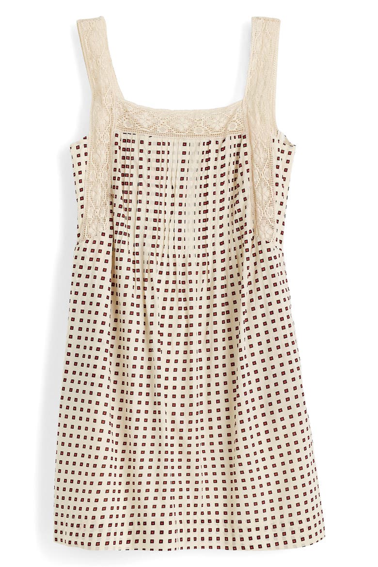 The Sophie Cotton Voile Minidress, Alternate, color, VINTAGE IVORY