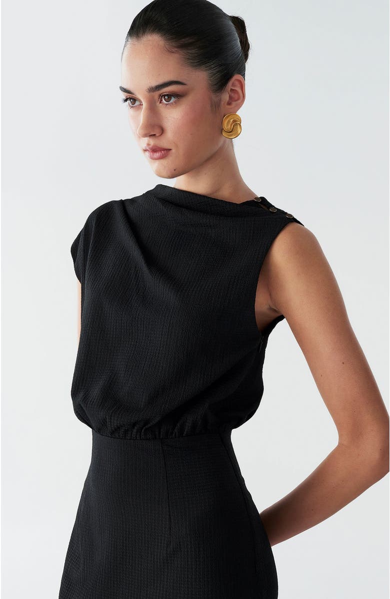 BWLDR Alias Midi Dress, Alternate, color, Black