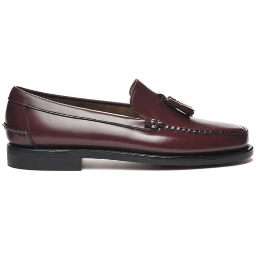 Sebago Classic Will Tassel Loafers In Burgundy