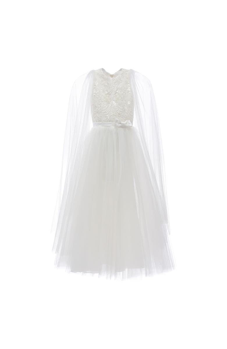 Tulleen Thalia Dress, Main, color, White