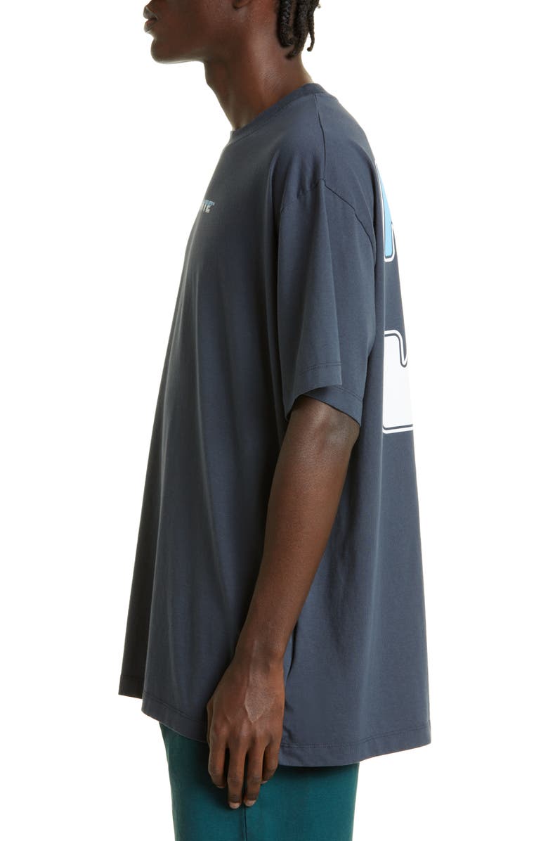 Off-White Between Arrow Oversized Cotton Graphic Tee, Alternate, color,