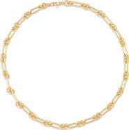 Sara Weinstock 18k Gold Round Paperclip Chain Necklace