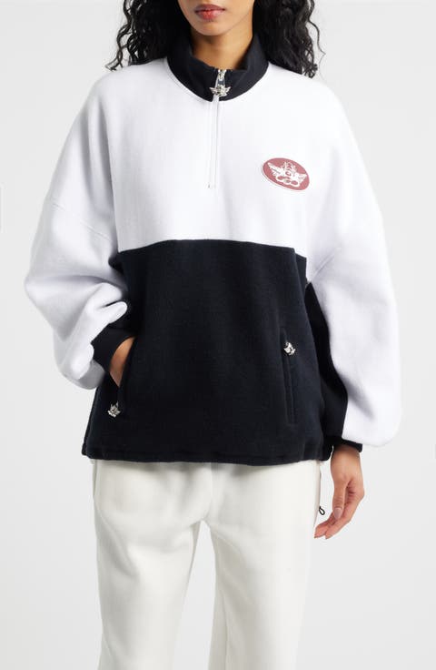 Sideline Colorblock Alex Half Zip Sweatshirt