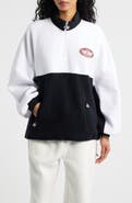 BOYS LIE Sideline Colorblock Alex Half Zip Sweatshirt