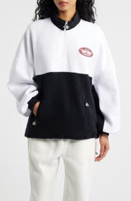 BOYS LIE Sideline Colorblock Alex Half Zip Sweatshirt
