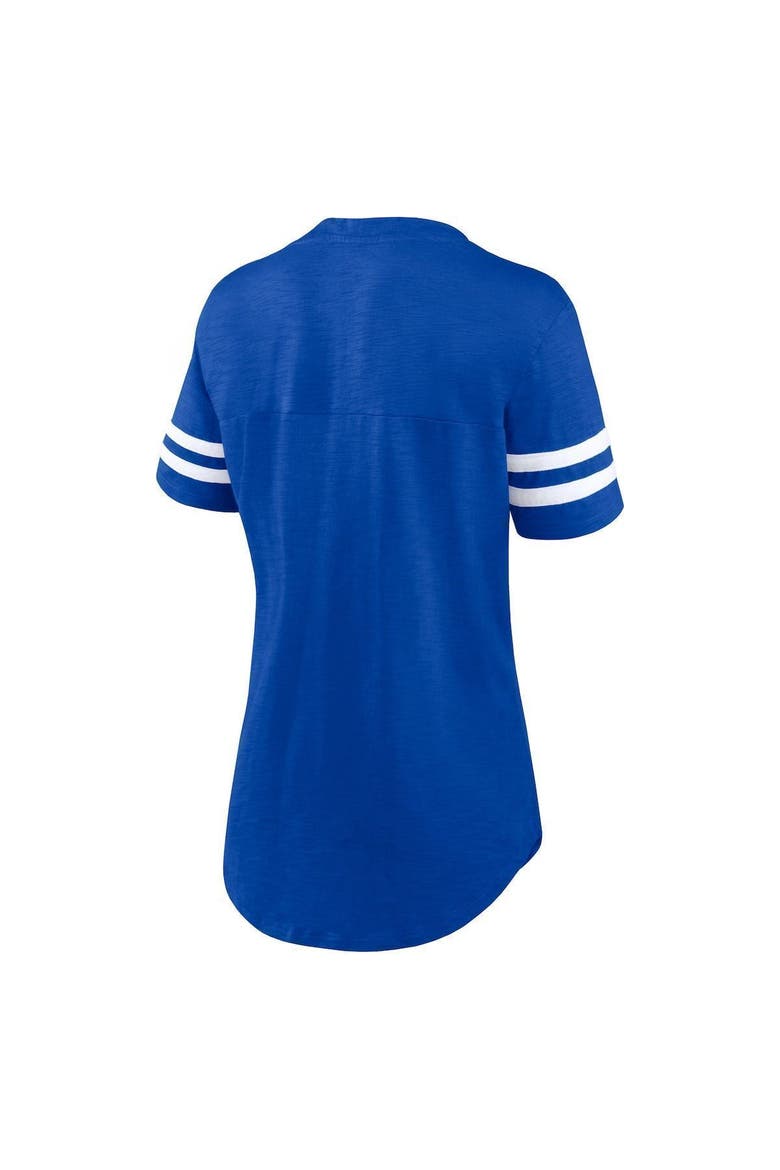 Women's Fanatics Branded Royal Los Angeles Rams Speed Tested V-Neck T-Shirt, Alternate, color, Royal