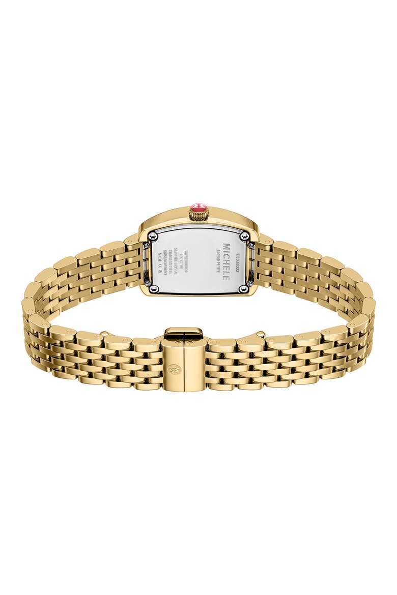 Urban Petite 18K Gold Plate Bracelet Watch, 22mm, Alternate, color, GOLD
