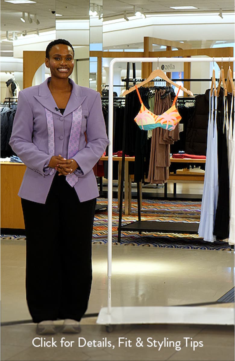 Jungle Sway Lanai Reversible Bikini Top, sales video thumbnail