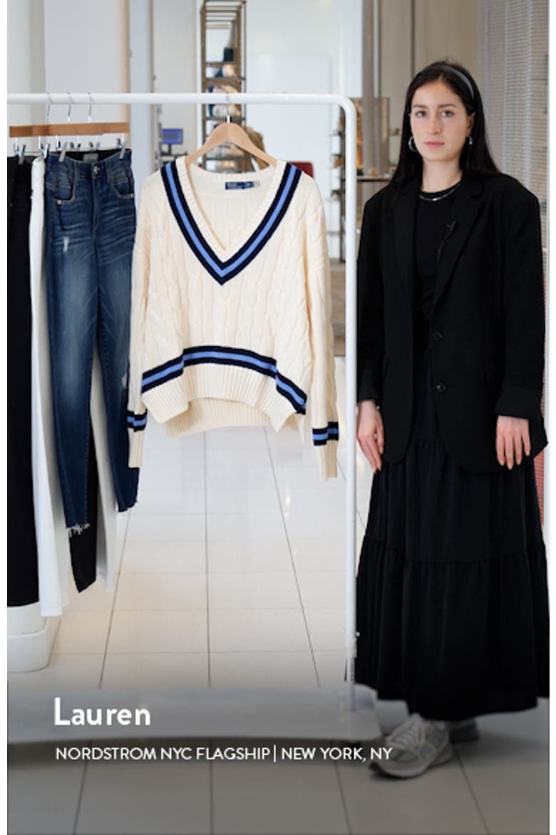 Cabled Cotton Cricket Sweater video