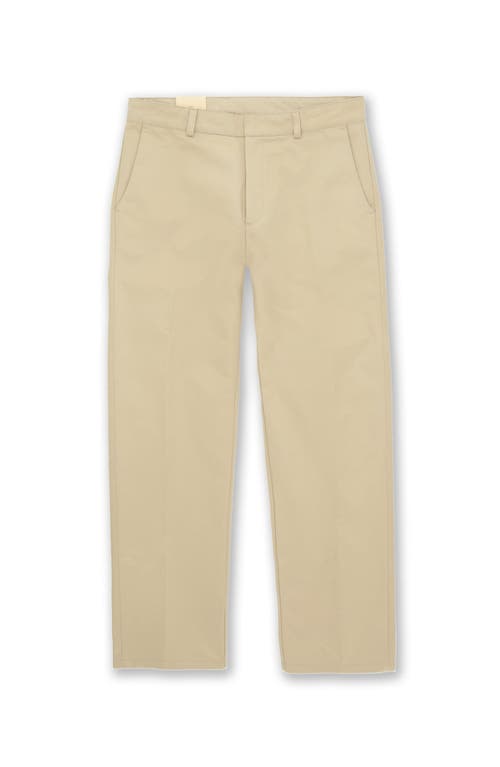 Fortela Maine Heavy Cotton Gabardine Chino Pants In Neutral