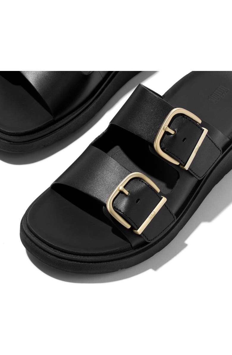 FitFlop Gen-FF Buckle Two-Bar Sandal, Alternate, color, Black