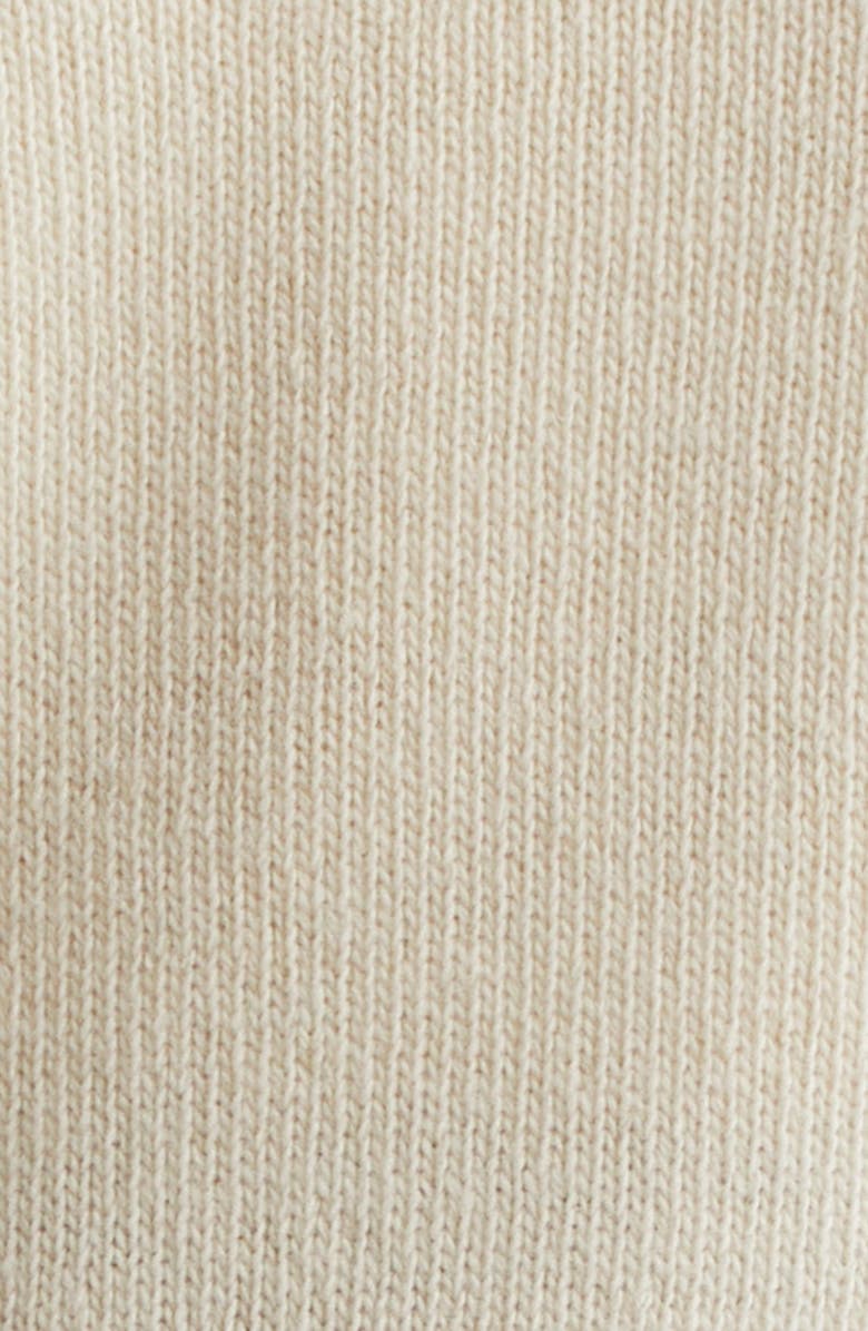 De Bonne Facture Goat & Tree Jacquard Merino Wool Zip Cardigan, Alternate, color, 