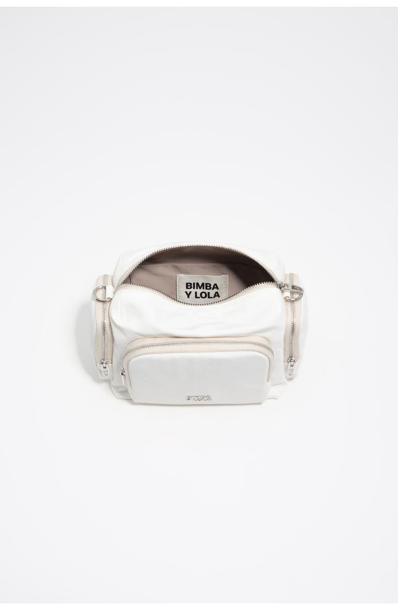 Bimba y Lola Nylon Mini Utility Bag, Alternate, color, White